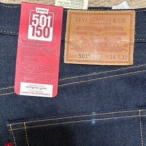 Levi’s 501 150th Anniversary 34x32 NWT